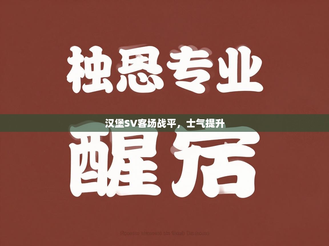 汉堡SV客场战平,士气提升 第2张